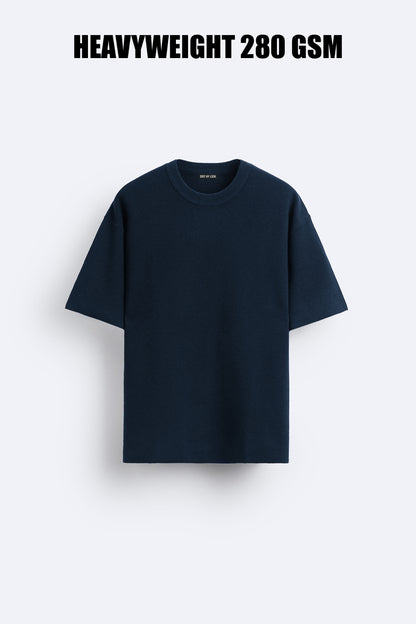 NAVY SWEATSHIRT HEAVYWEIGHT OVERSIZED T-SHIRT