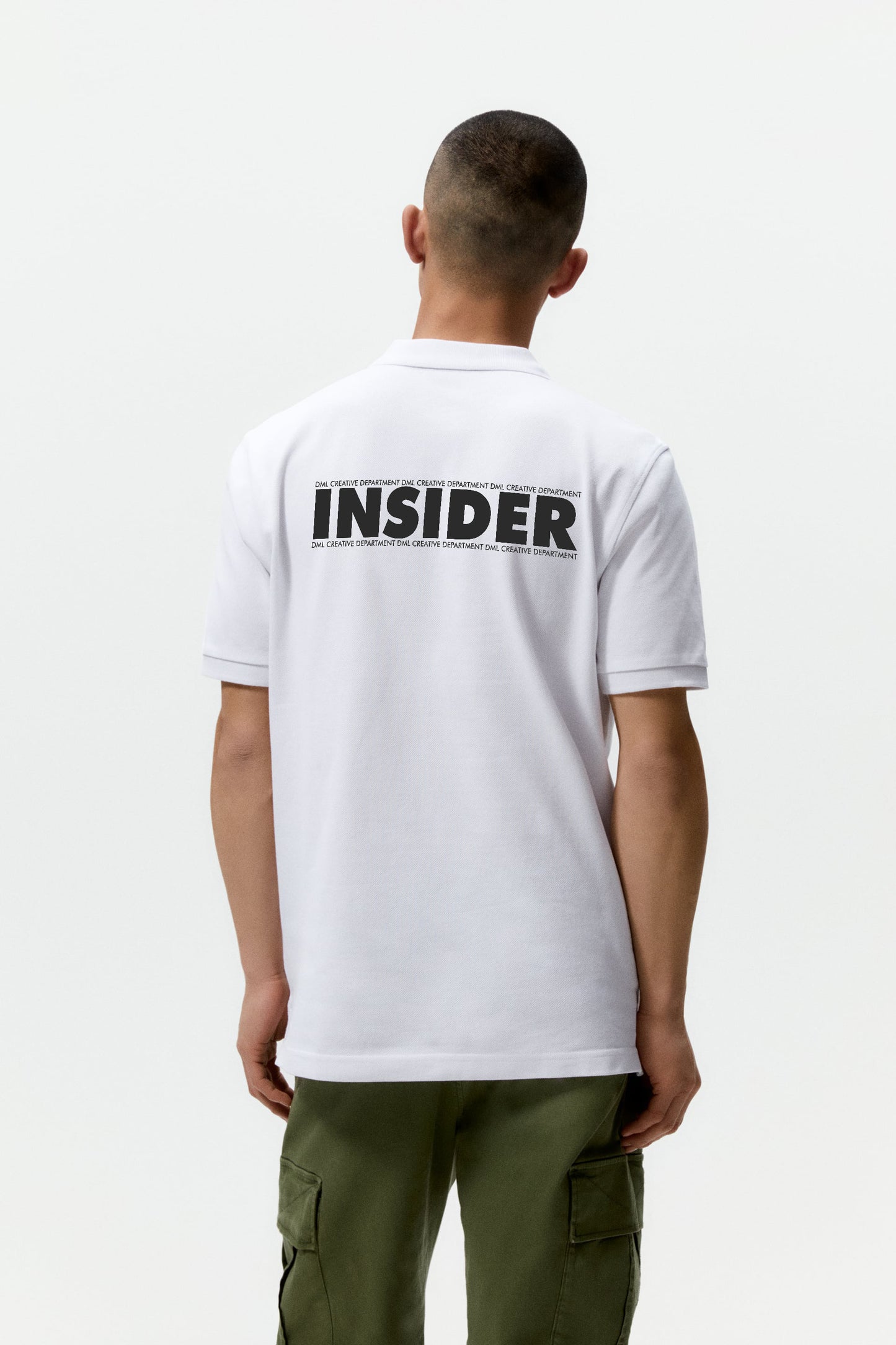 INSIDER WHITE POLO SHIRT