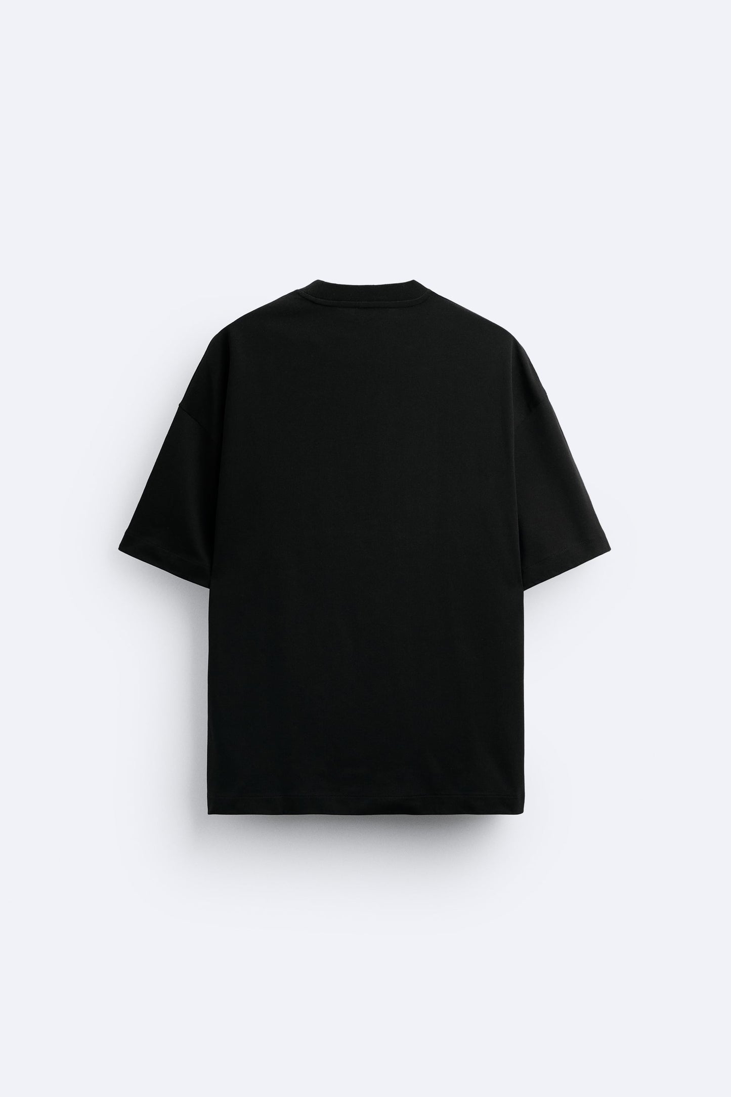 BLACK - AGING IS A LUXURY FRENCH TERRY OVERSIZED T-SHIRT