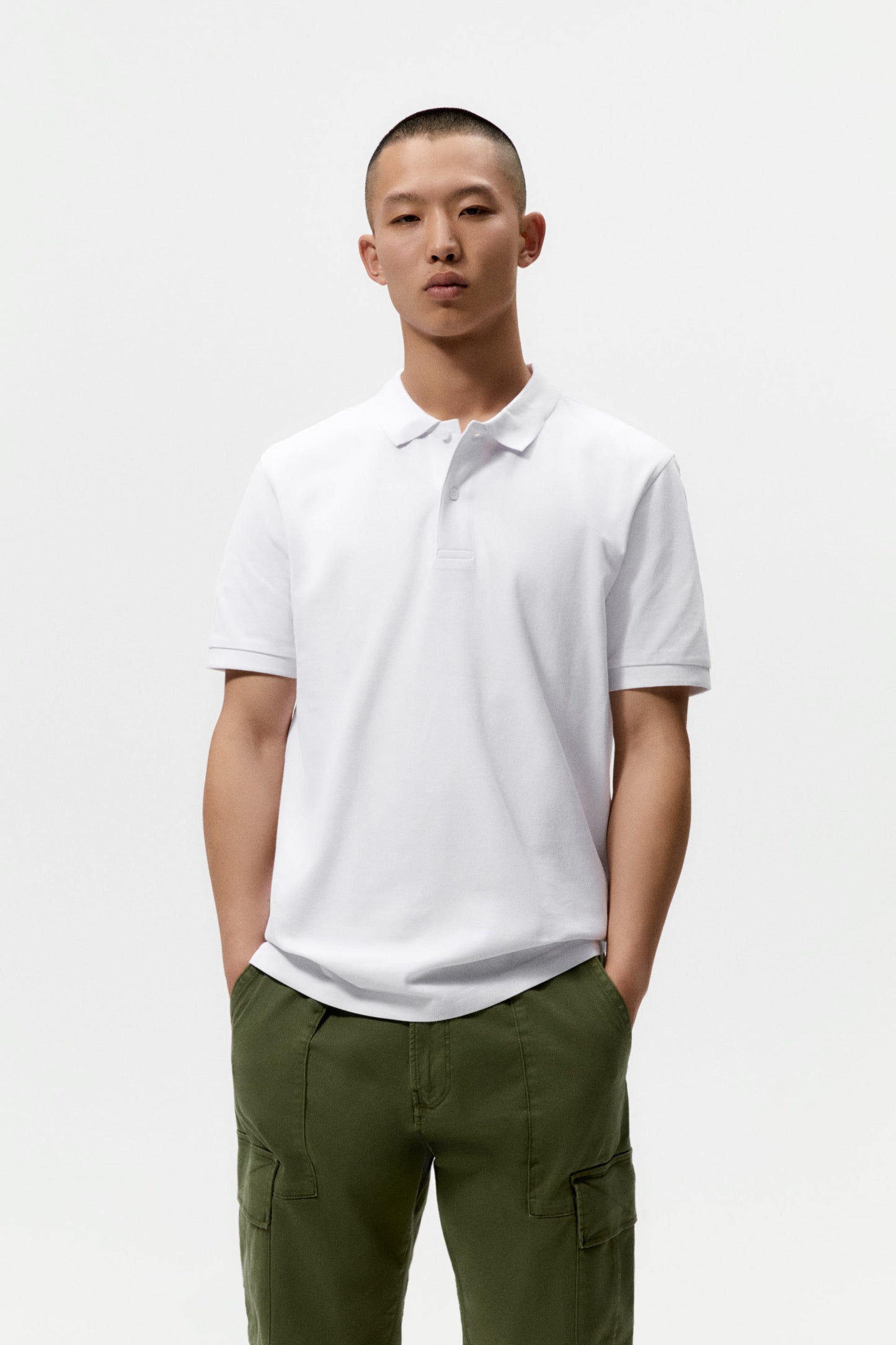 INSIDER WHITE POLO SHIRT