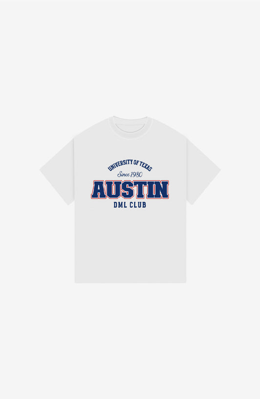 AUSTIN JERSEY WHITE OVERSIZED T-SHIRT