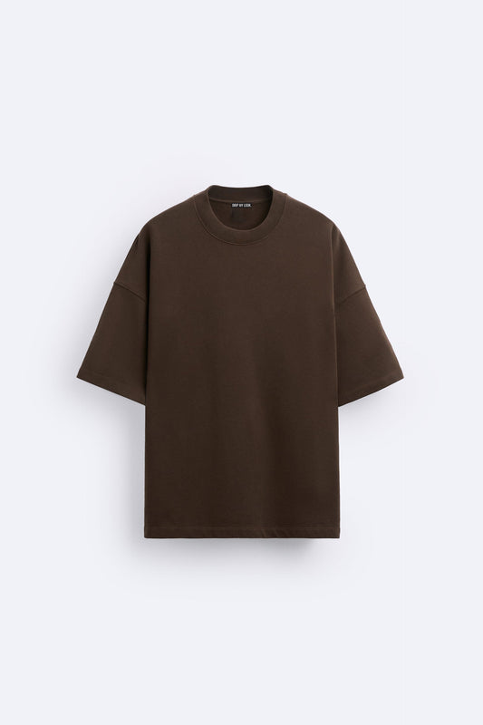 COFFEE 100% COTTON PREMIUM OVERSIZED T-SHIRT