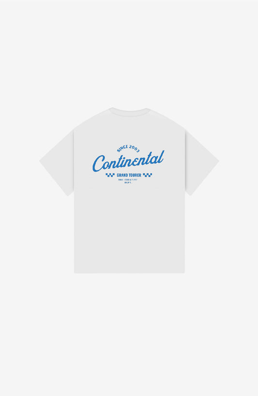 CONTINENTAL VINTAGE WHITE OVERSIZED T-SHIRT