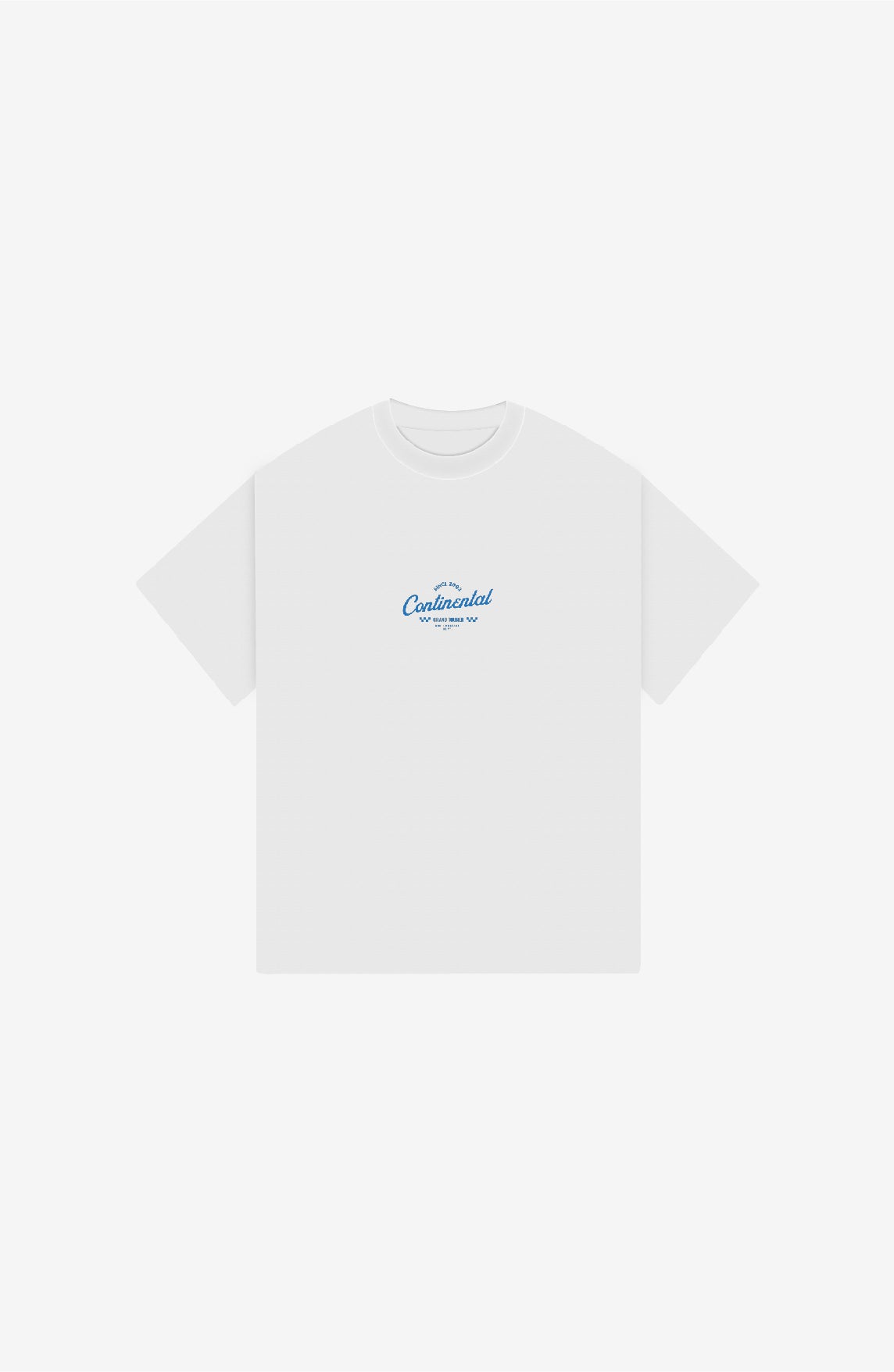 CONTINENTAL VINTAGE WHITE OVERSIZED T-SHIRT