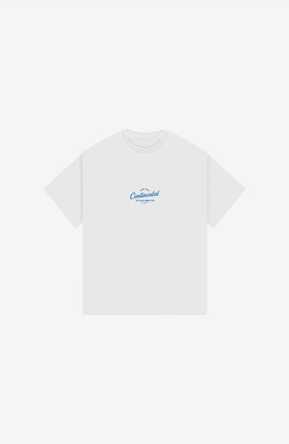 CONTINENTAL VINTAGE WHITE OVERSIZED T-SHIRT