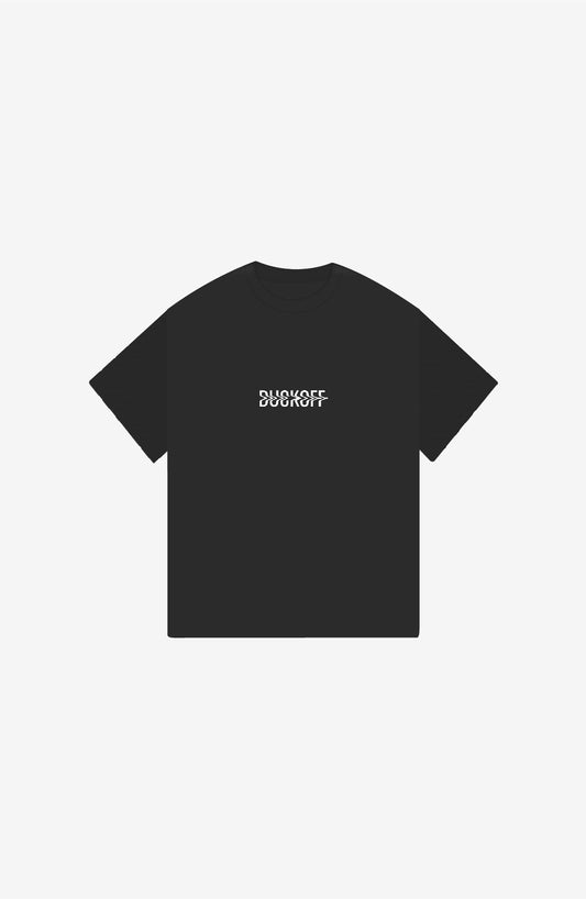 DUCKOFF BLACK OVERSIZED T-SHIRT