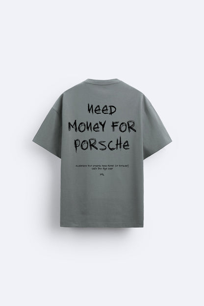 PORSCHE TSHIRT IN GREY COLOR