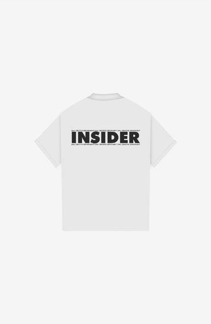 INSIDER WHITE POLO SHIRT