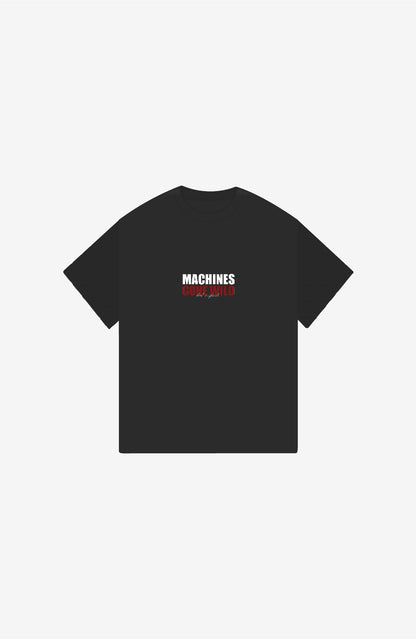 MACHINES GONE WILD VINTAGE BLACK OVERSIZED T-SHIRT