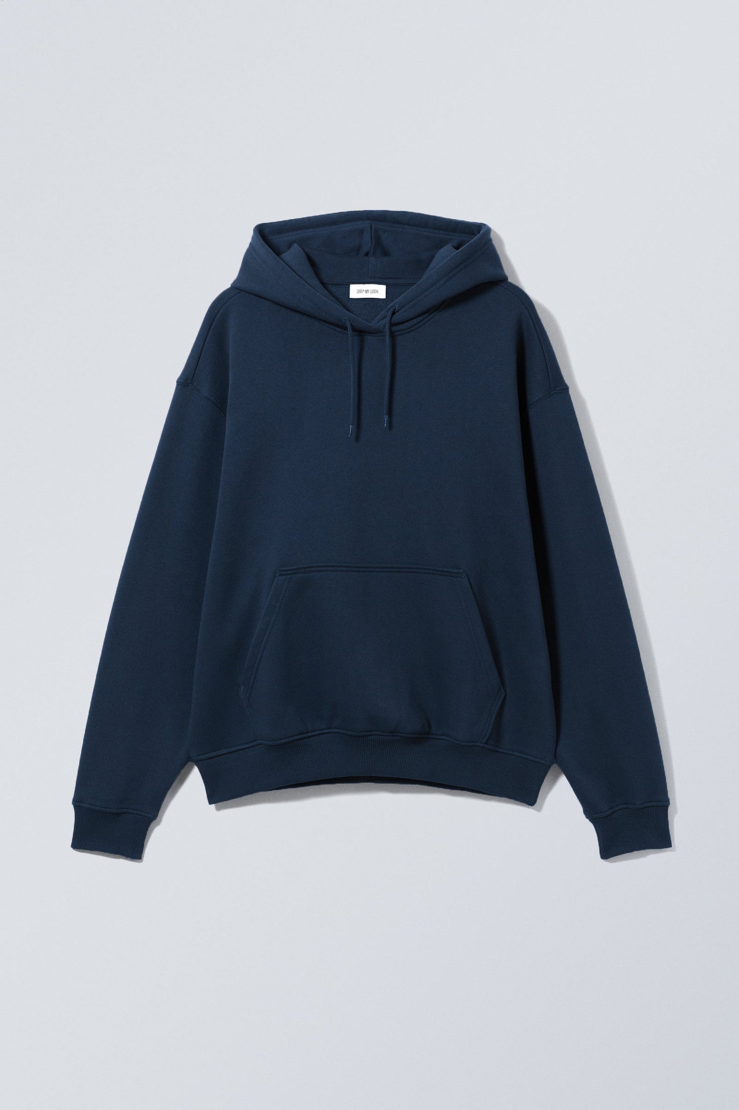 NAVY FLEECE HEAVYWEIGHT OVERSIZED HOODIE