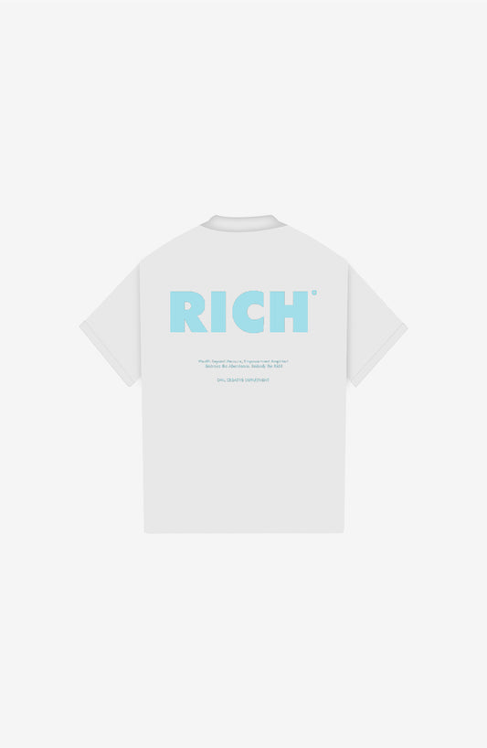 RICH WHITE POLO SHIRT