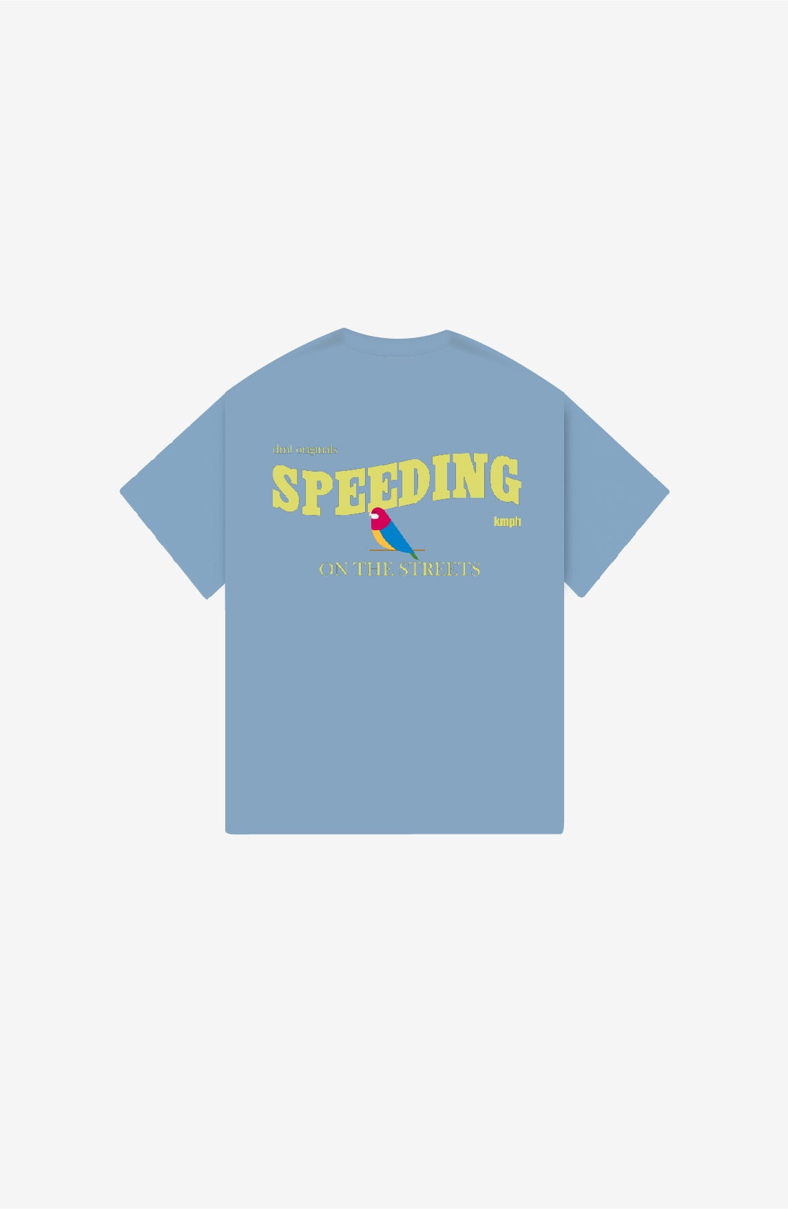 SPEEDING VINTAGE SKY OVERSIZED T-SHIRT