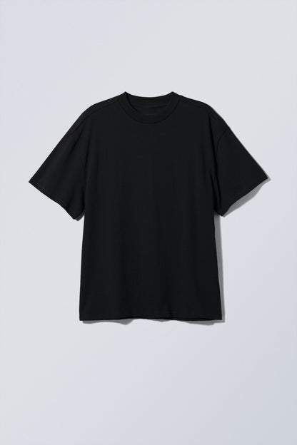 BLACK SWEATSHIRT HEAVYWEIGHT OVERSIZED T-SHIRT