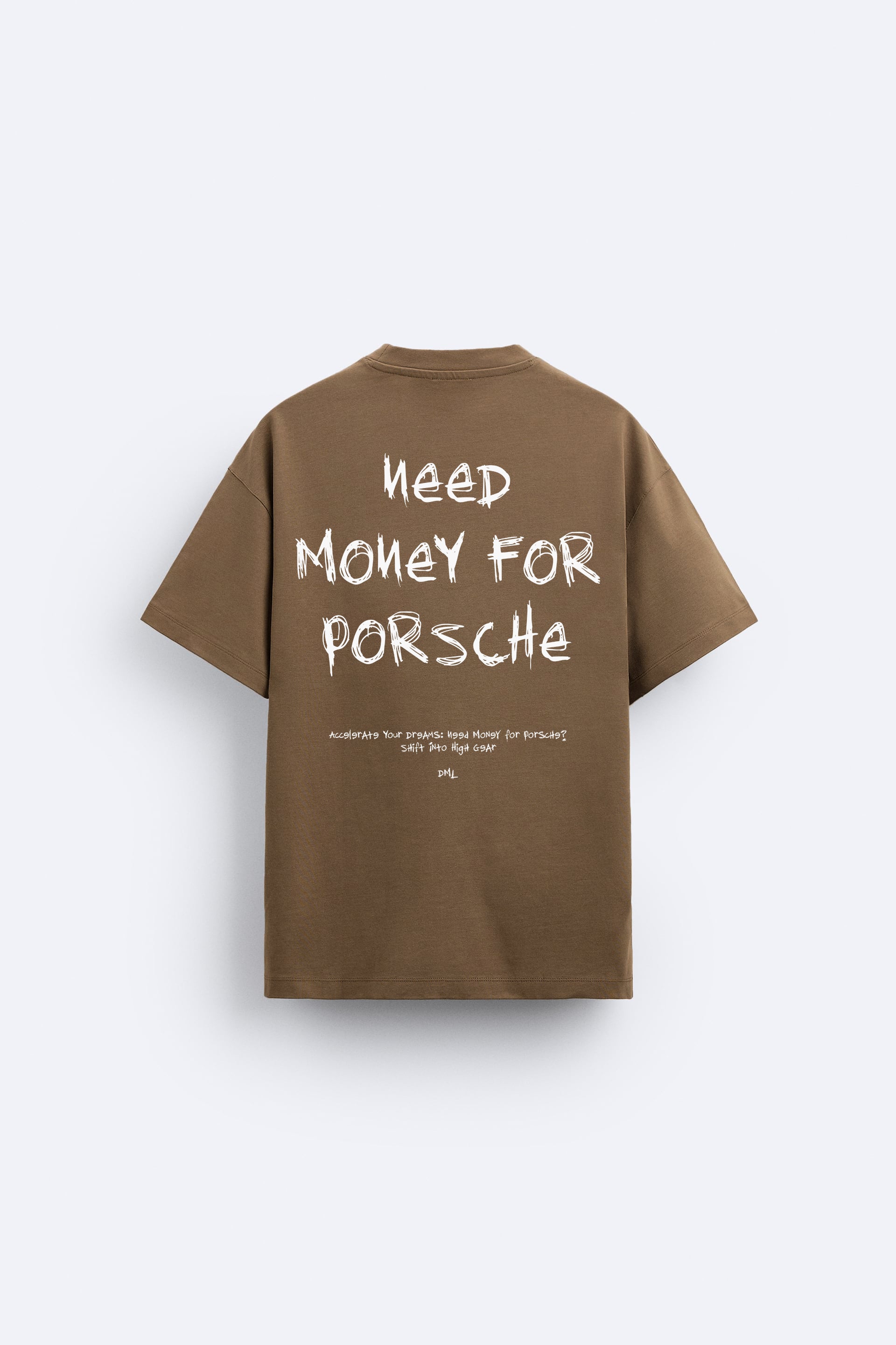 PORSCHE TSHIRT IN BROWN COLOR