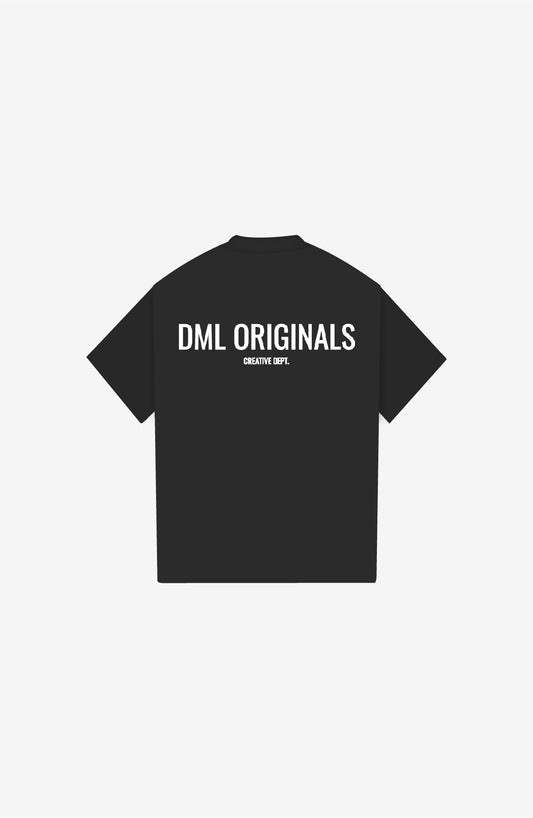 DML ORIGINALS BLACK POLO SHIRT