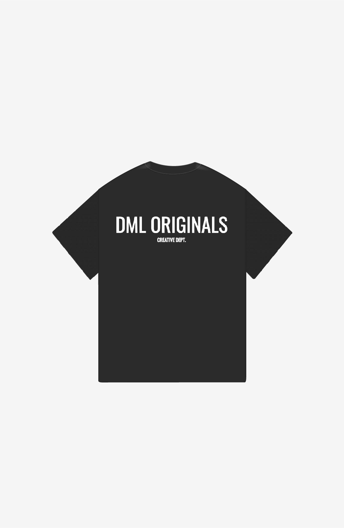 DML ORIGINALS BLACK OVERSIZE T-SHIRT