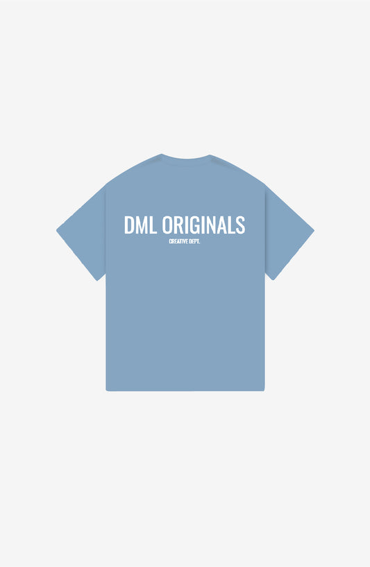 DML ORIGINALS BLUE OVERSIZE T-SHIRT