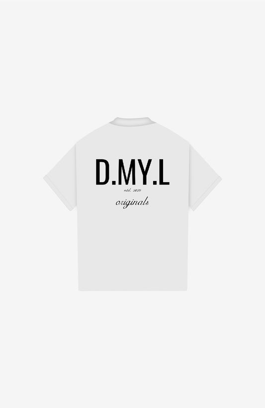 DMYL ORIGINALS WHITE POLO SHIRT