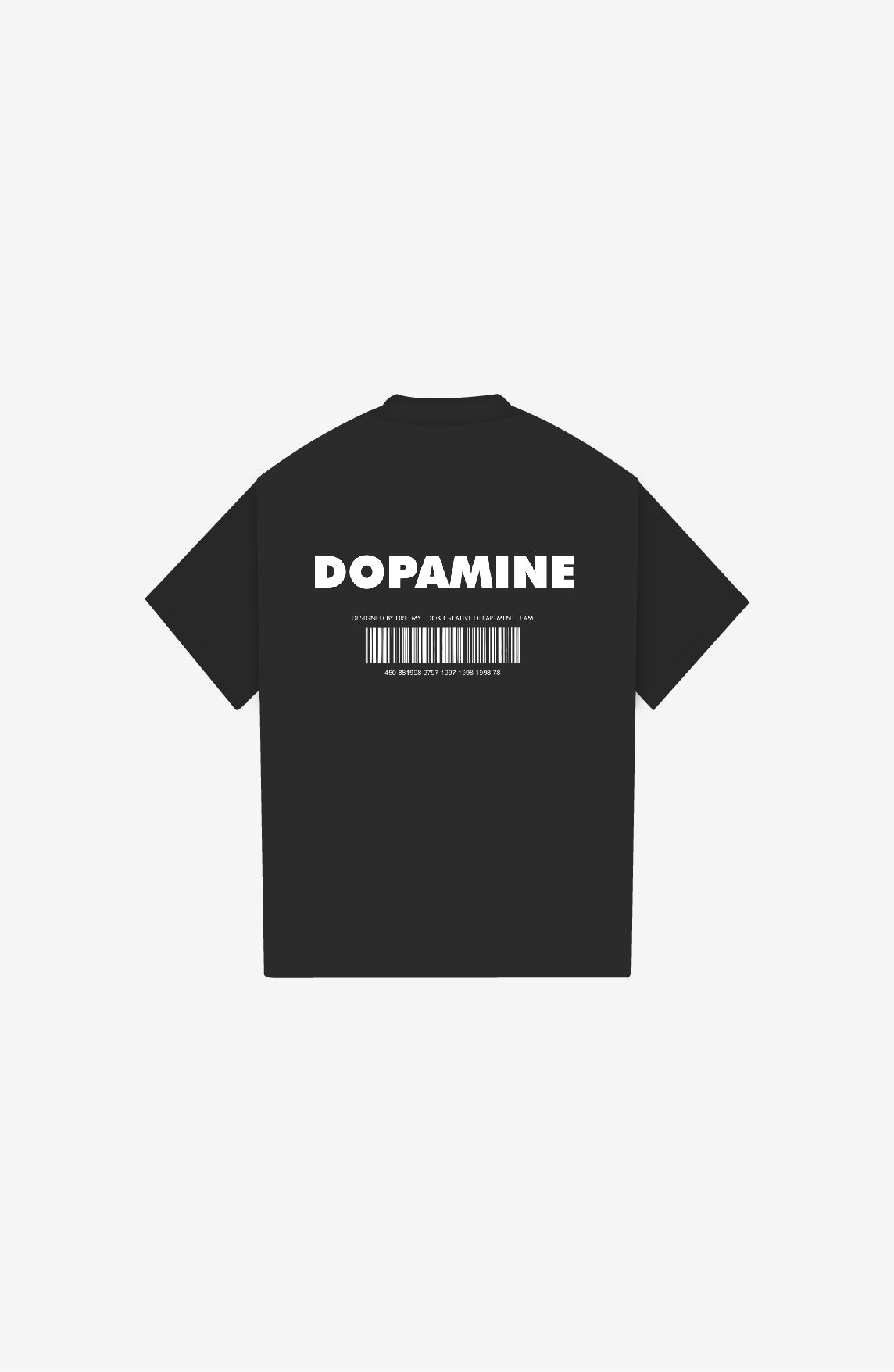 DOPAMINE BLACK POLO SHIRT