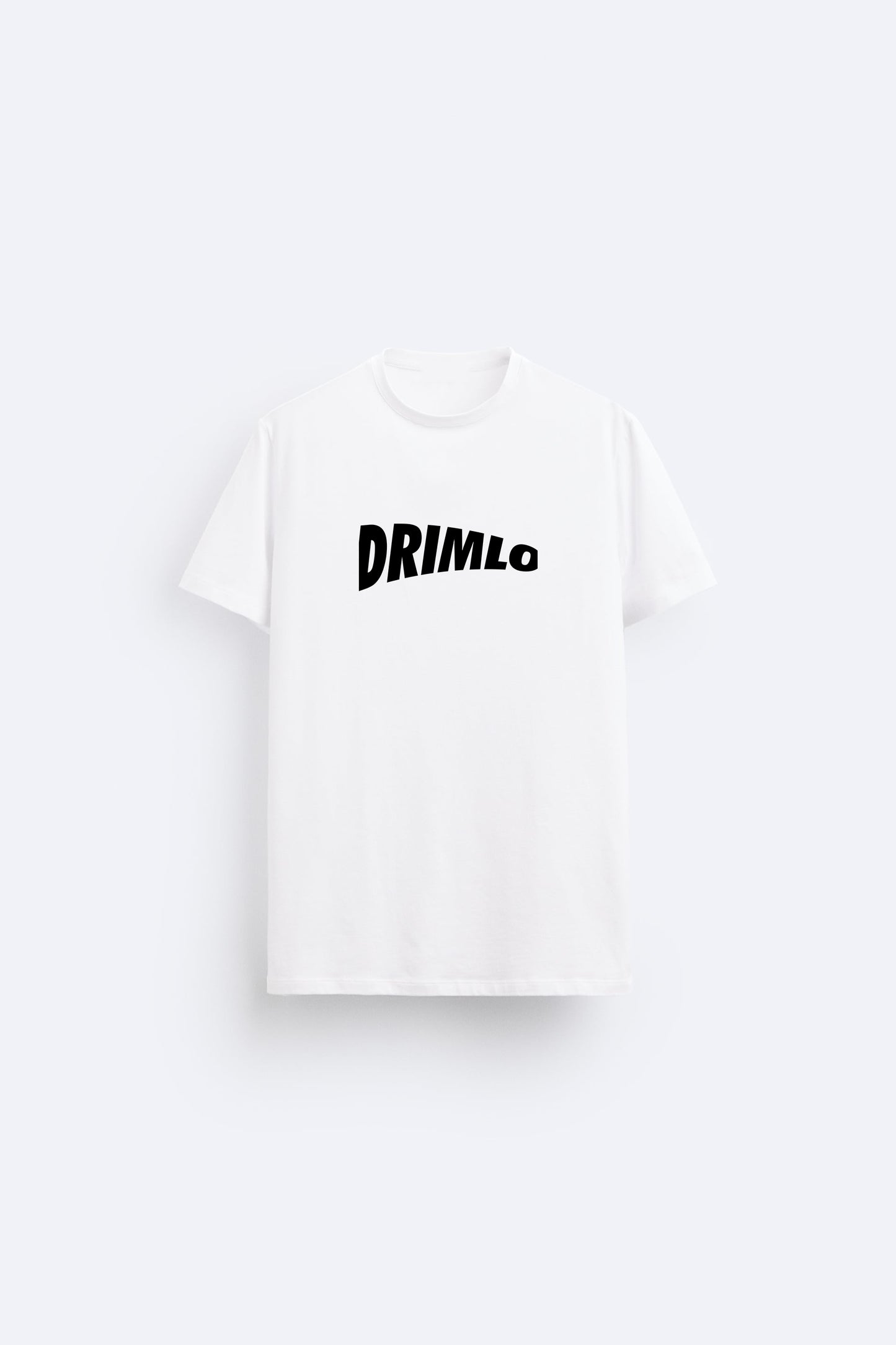 DRIMLO PREMIUM COTTON ROUND NECK WHITE T-SHIRT