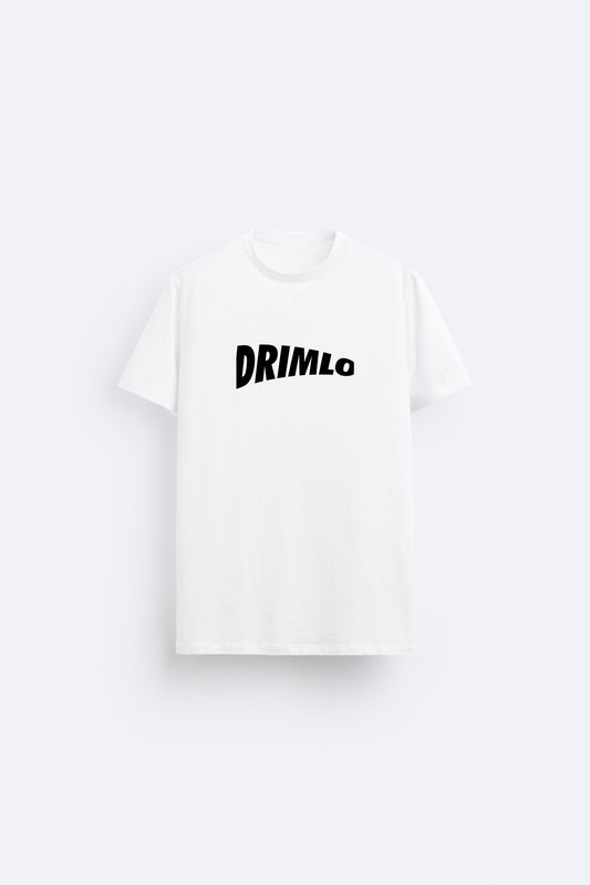 DRIMLO PREMIUM COTTON ROUND NECK WHITE T-SHIRT