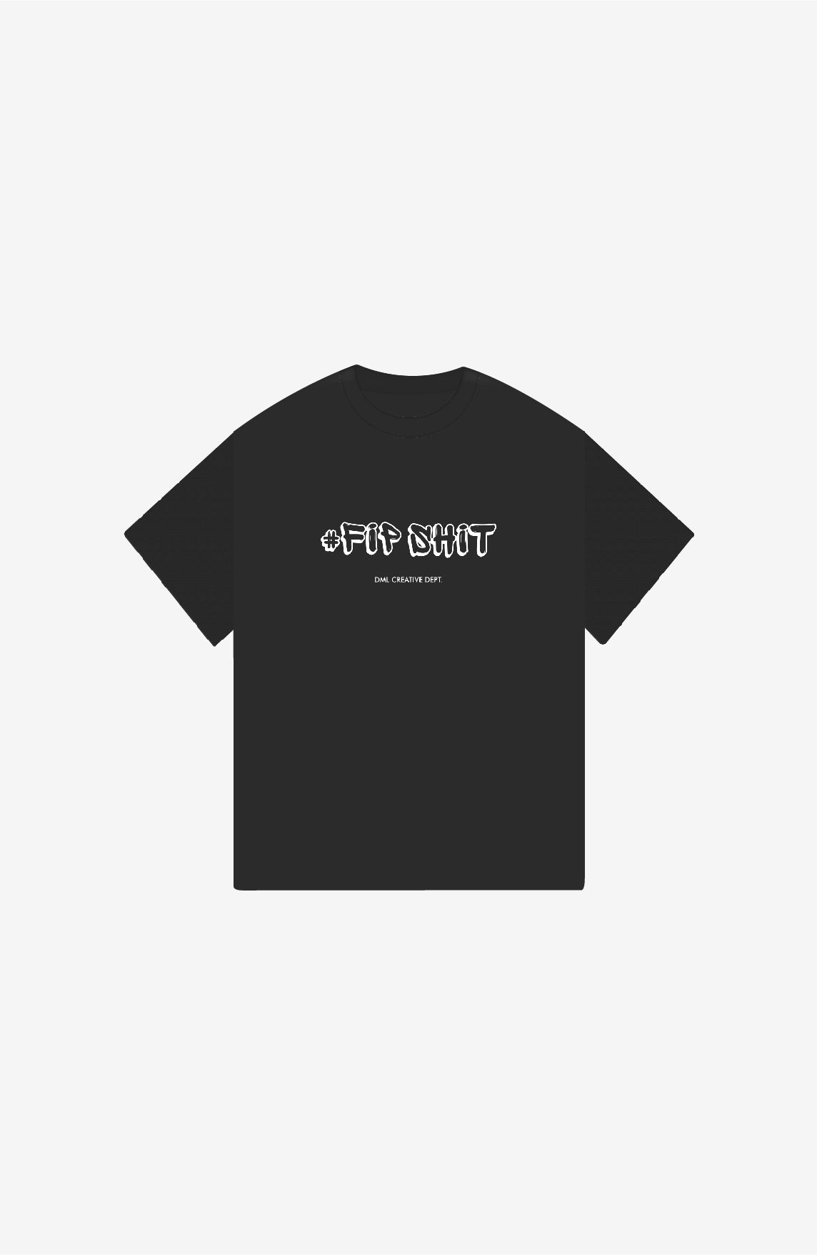 FOREVER IN PROFIT BLACK OVERSIZE T-SHIRT