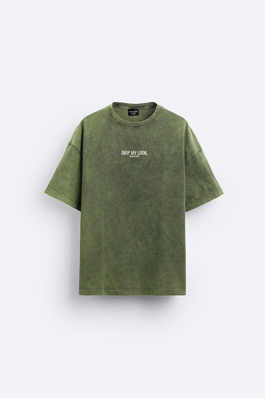 VINTAGE GREEN ACID OVERSIZED T-SHIRT