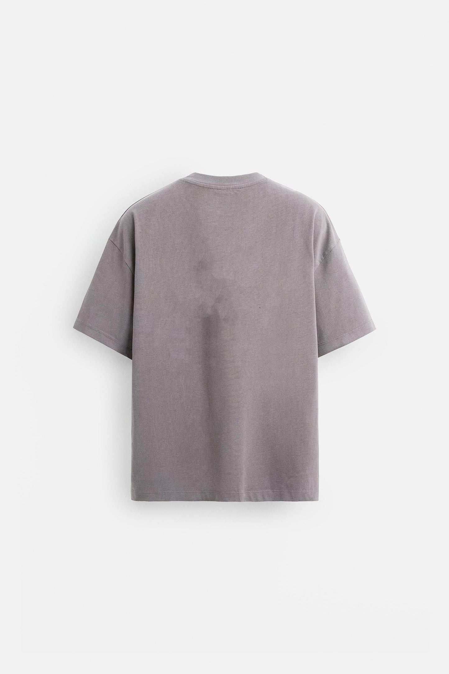 ASH GREY PREMIUM LOOPKNIT TERRY OVERSIZED T-SHIRT