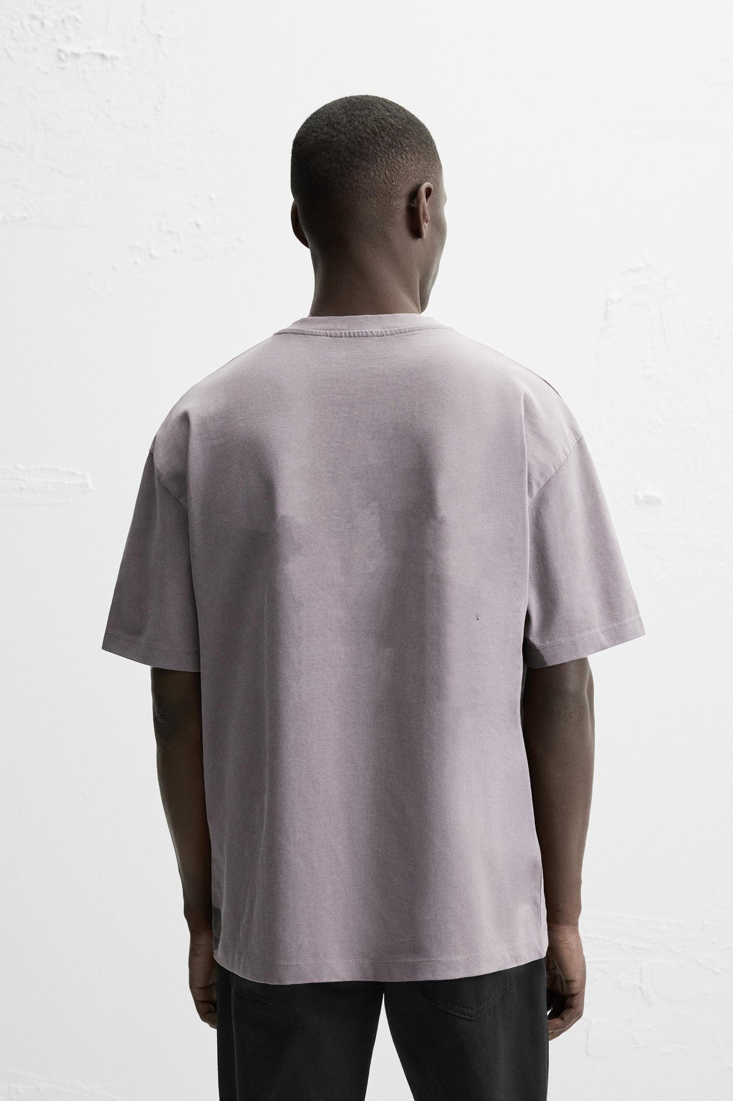 ASH GREY PREMIUM LOOPKNIT TERRY OVERSIZED T-SHIRT