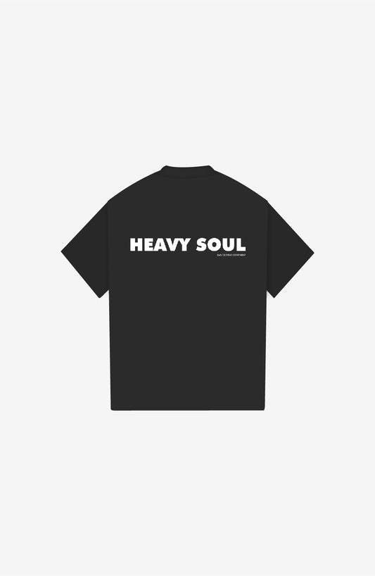 HEAVY SOUL BLACK POLO SHIRT