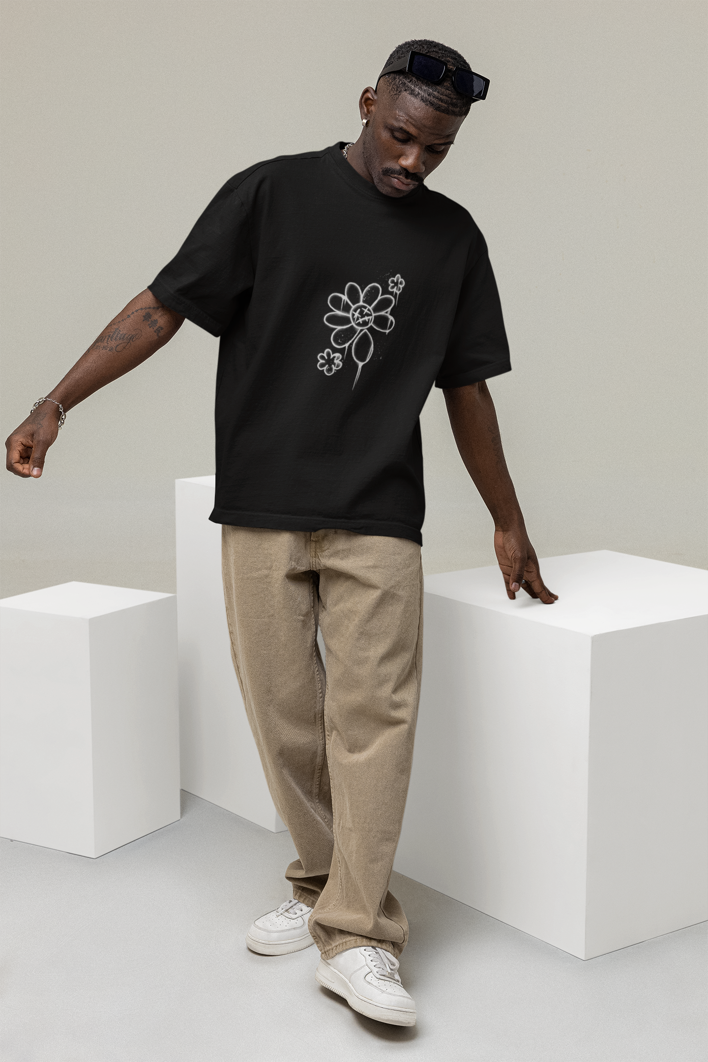 DML ART PREMIUM BLACK OVERSIZED T-SHIRT