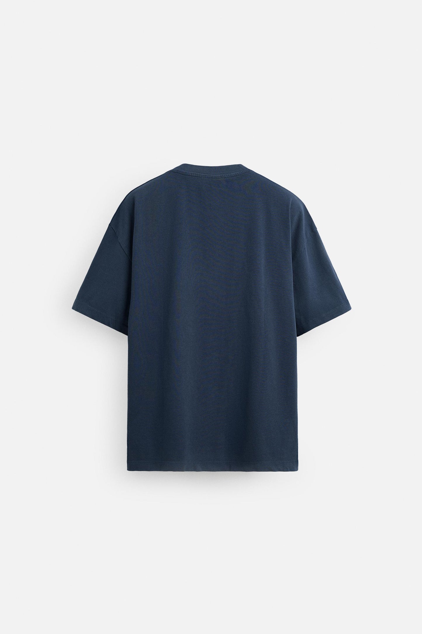 NAVY  PREMIUM LOOPKNIT TERRY OVERSIZED T-SHIRT