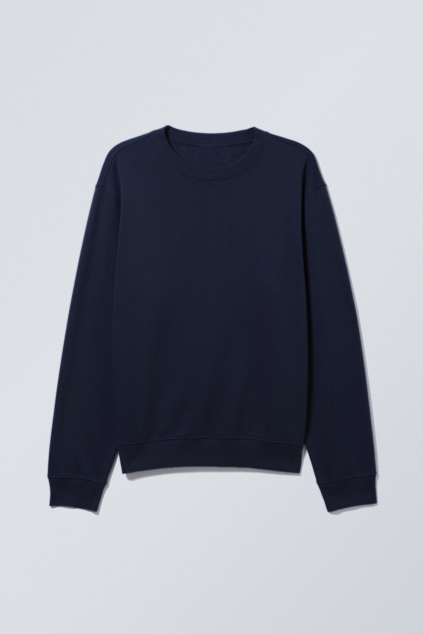 NAVY FLEECE HEAVYWEIGHT OVERSIZED SWEATSHIRT