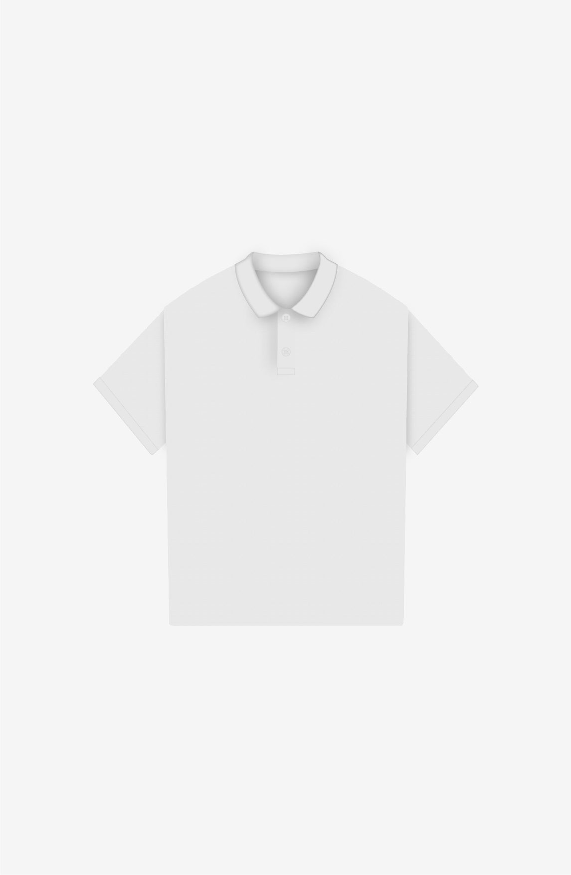 STAYING AWAY WHITE POLO SHIRT