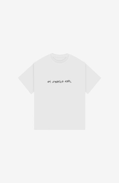 NEED MONEY FOR PORSCHE WHITE OVERSIZED T-SHIRT