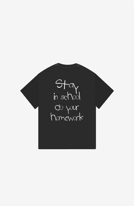 HOMEWORK BLACK OVERSIZED T-SHIRT