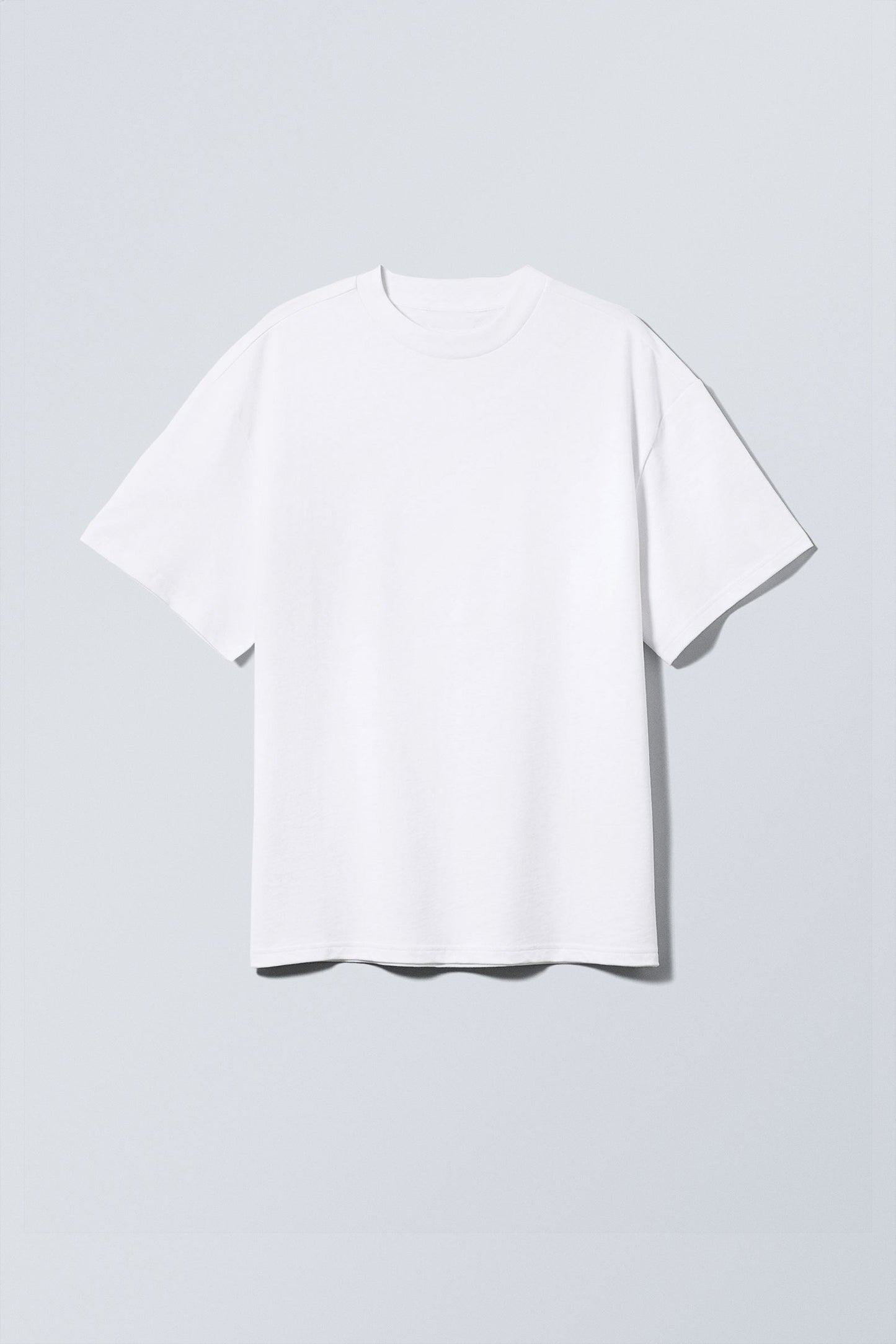 WHITE SWEATSHIRT HEAVYWEIGHT OVERSIZED T-SHIRT