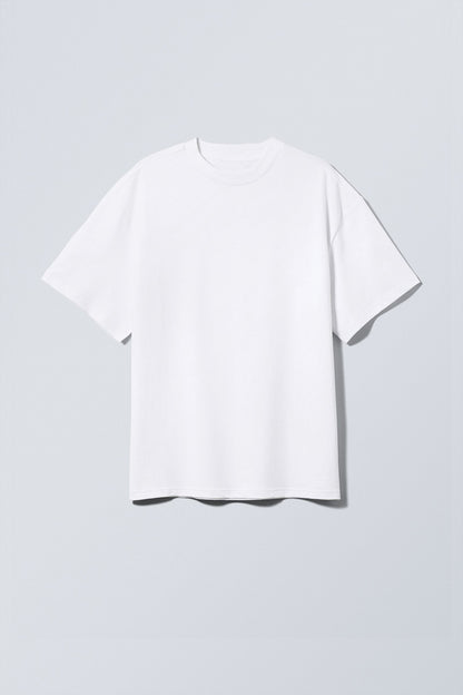 WHITE SWEATSHIRT HEAVYWEIGHT OVERSIZED T-SHIRT